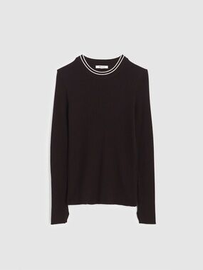 Madewell Double Layered Crewneck Sweater in Merino-Silk Blend Small